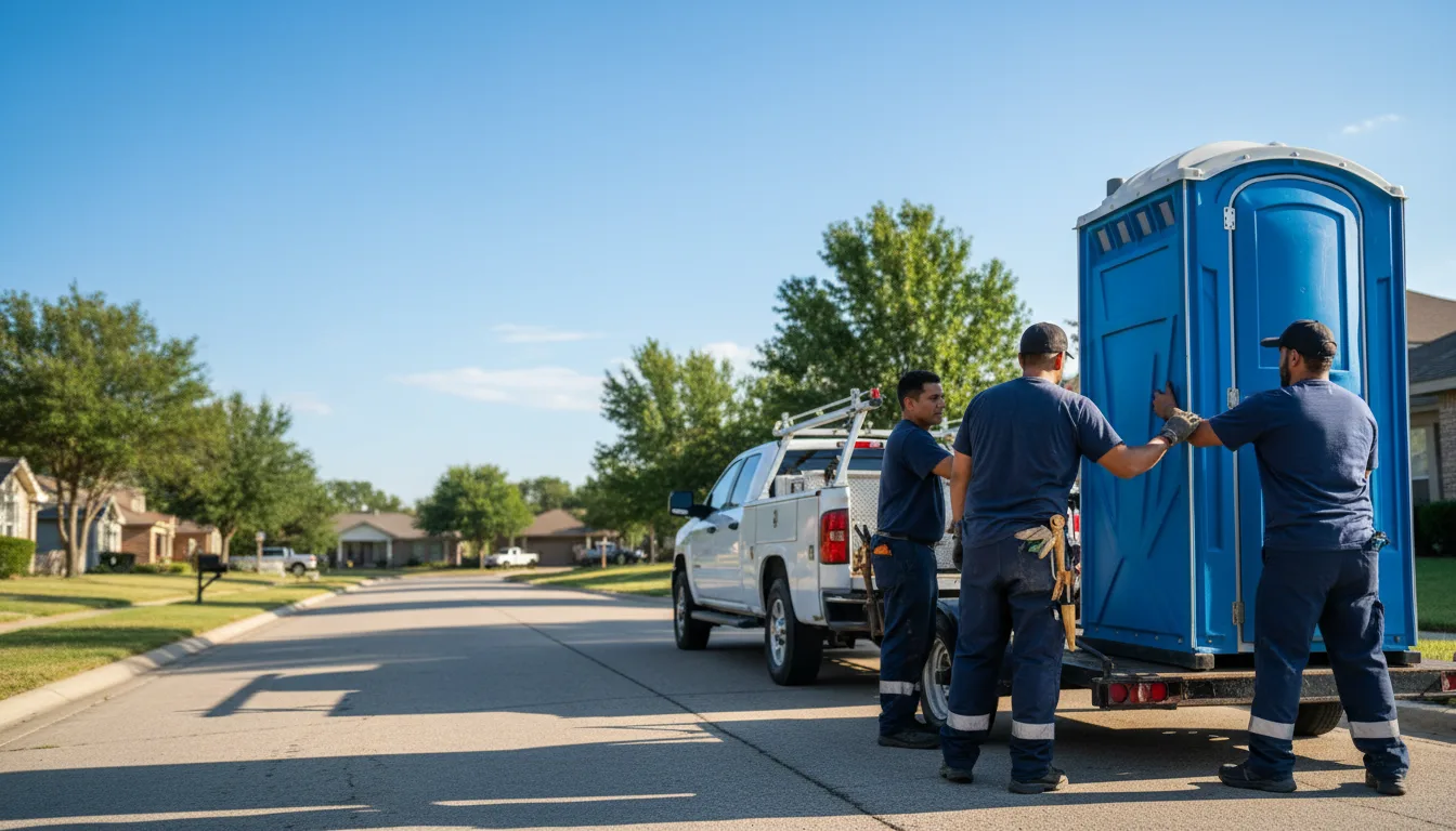 Portable Toilet Rental in Kirvin, TX near me